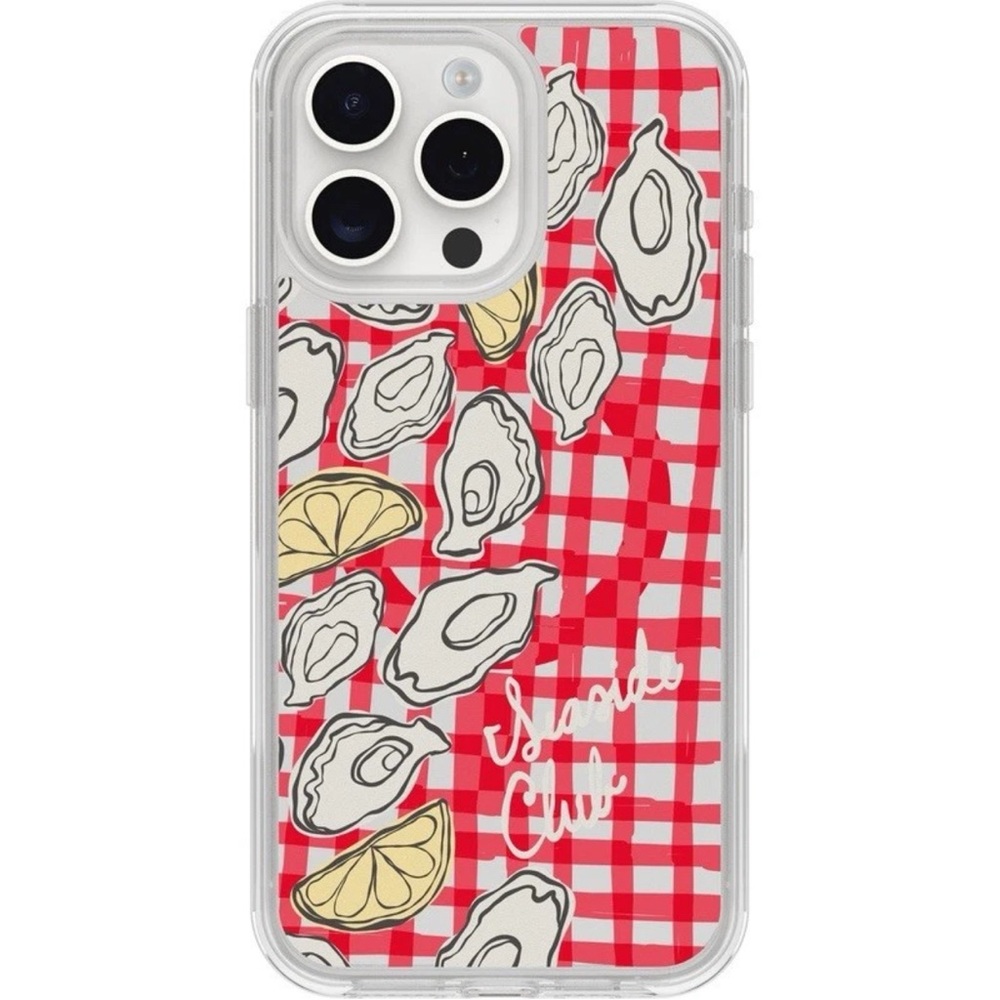 NEW Otterbox iphone 16 pro max case Costal Getaway Collection Oyster Pattern